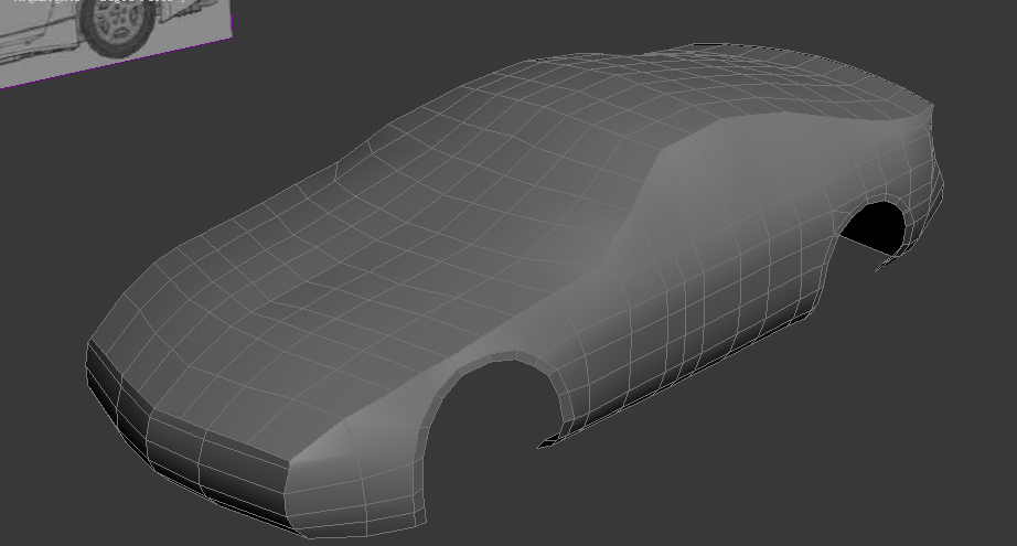 3dmax汽车建模问题