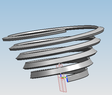 ug圆锥螺旋弹簧画法