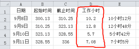 excel怎么让两个时间相减