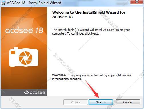 acdsee18安装图文教程、破解注册方法