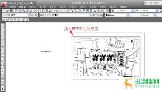 如何将PDF文件按实际比例导入CAD内并进行