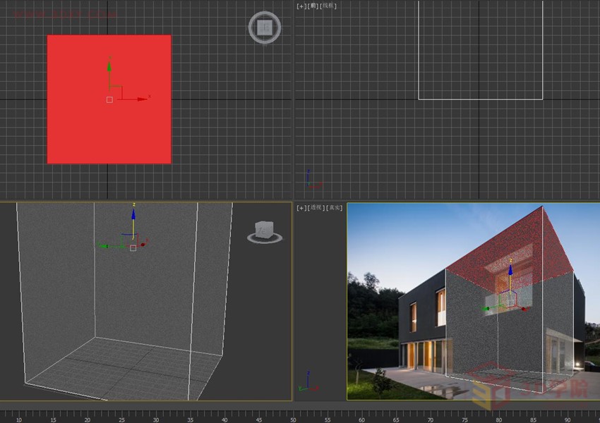 3d max使用透视匹配给照片建模教程