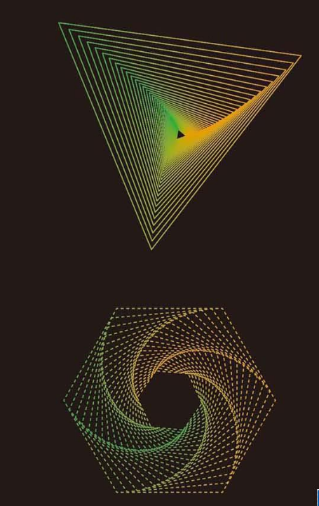 adobe illustrator怎么绘制有规律的螺旋线组成的创意