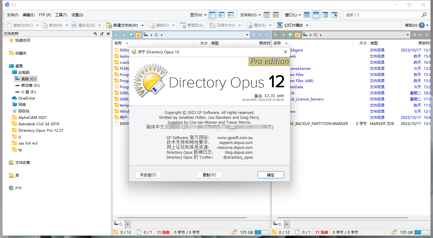 亲测能用Directory Opus Pro 12 31文件管理工具中文破解版下载 3d溜溜网