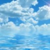 蔚蓝天空