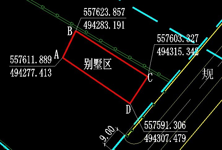 cad图中如何根据坐标画建筑物