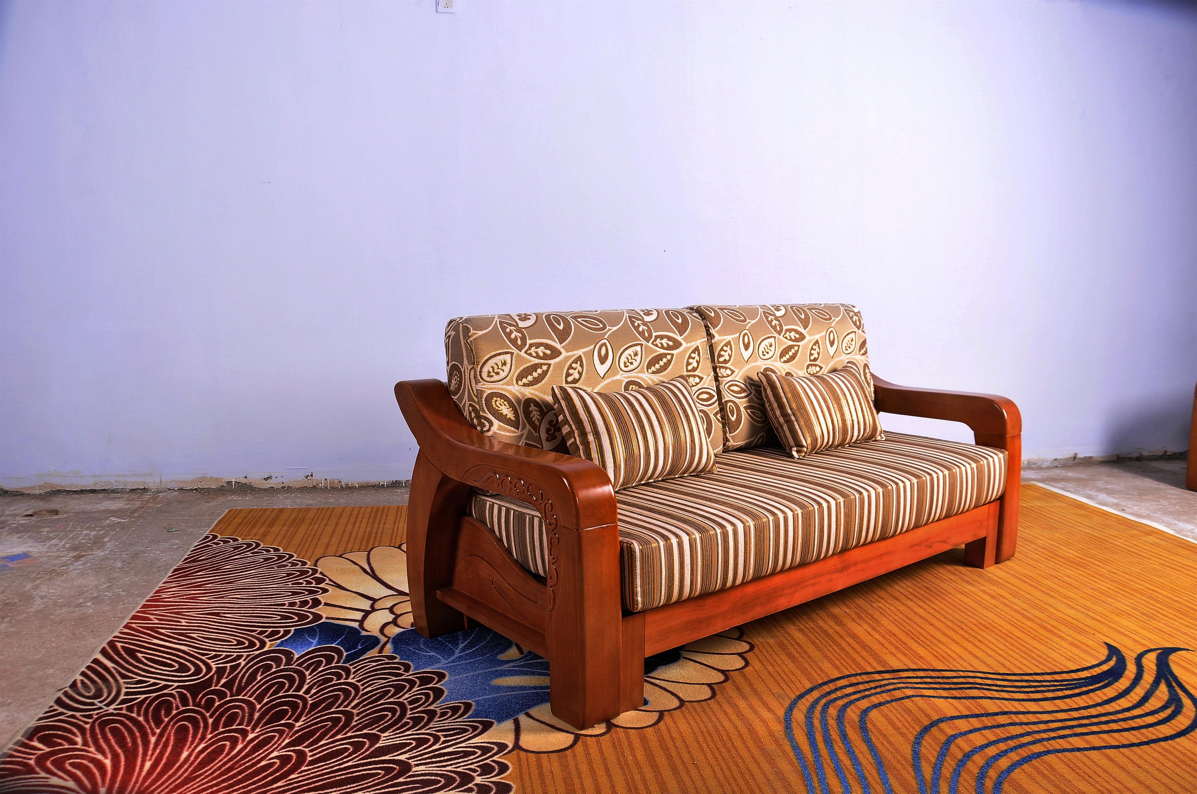 ps怎么让调深棕色并且让家具更有质感