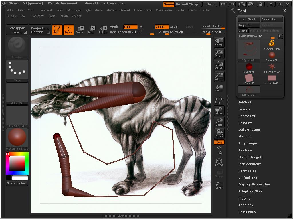 ZBrush的z球问题请教