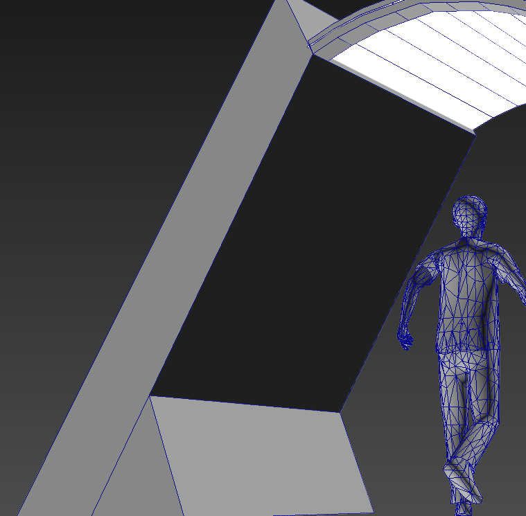 3DMax模型有一面是黑色的