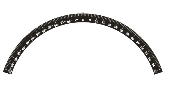 在coreldraw做个圆形的尺子怎么设定刻度的间距或者谁知道怎么做详细