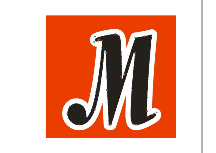 cdr里怎么在描边的文字上描出轮廓