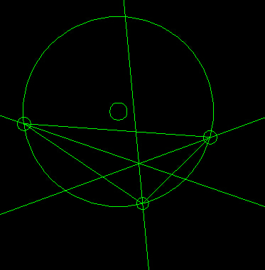 cad里三点画圆的原理是什么