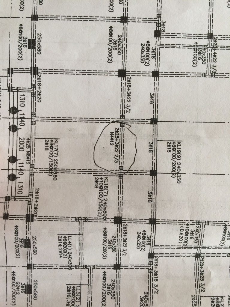 钢筋截面图怎么画啊