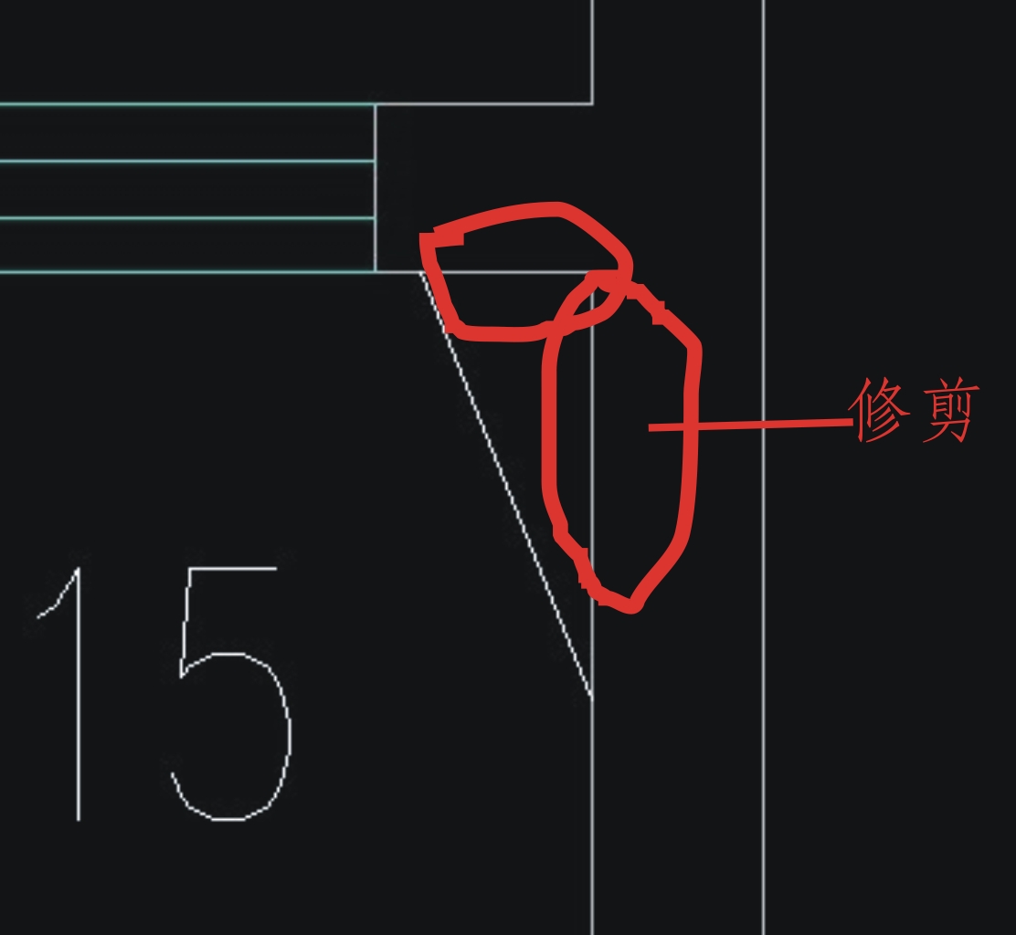 CAD怎么修剪墙体？我用了tr，但是修剪不了。有么有其他方法？