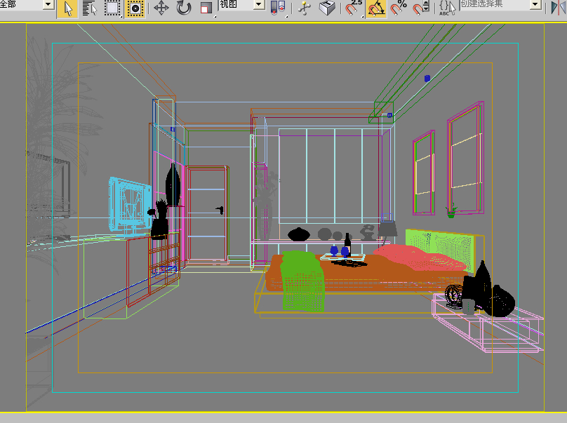 3DMax安全框问题。如图。