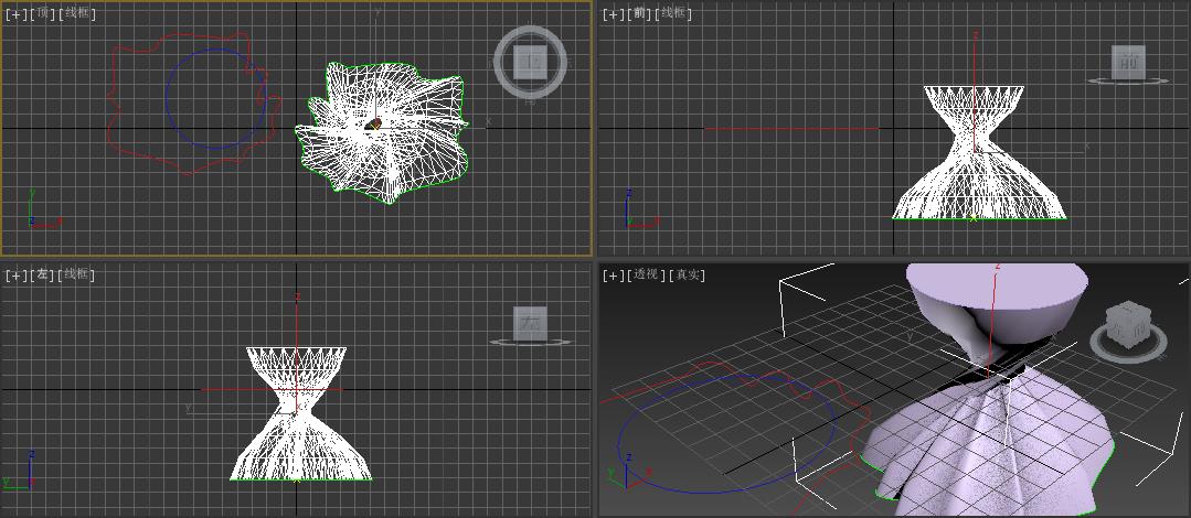 3dmax多截面放樣扭轉