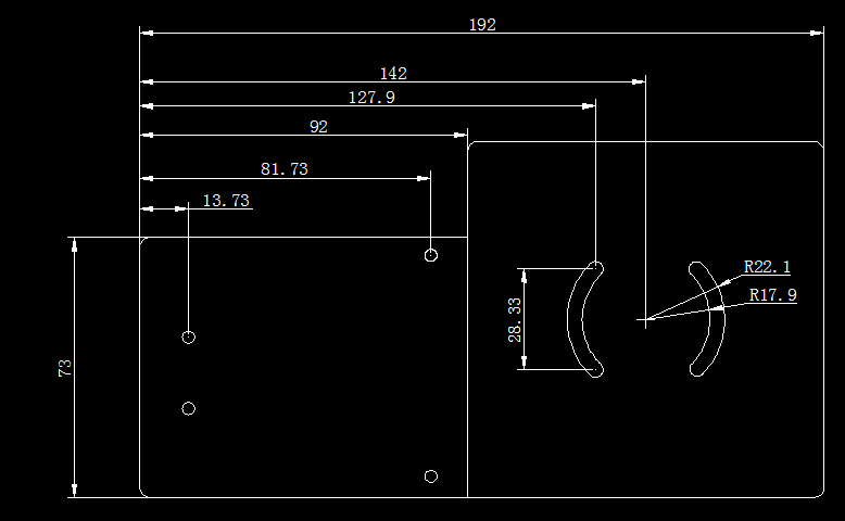 我是新手cad请问这种腰型孔该怎么标注才能让别人看的明白我标的对吗