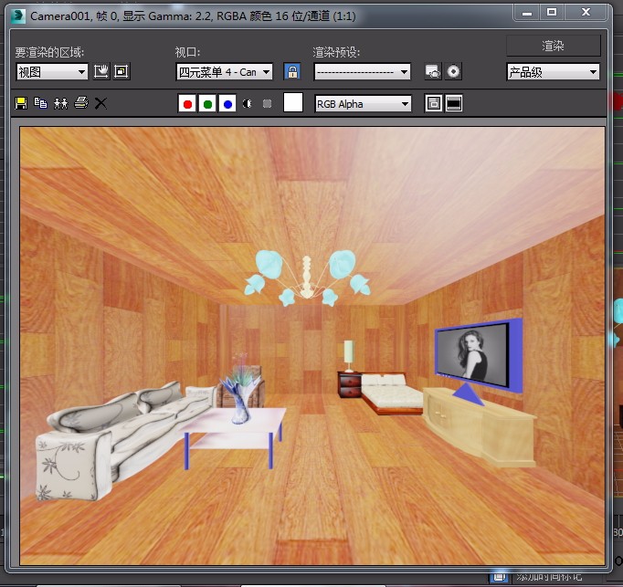 3dmax渲染的时候曝光了怎么办像下面的图一样视图看没事渲染的时候就