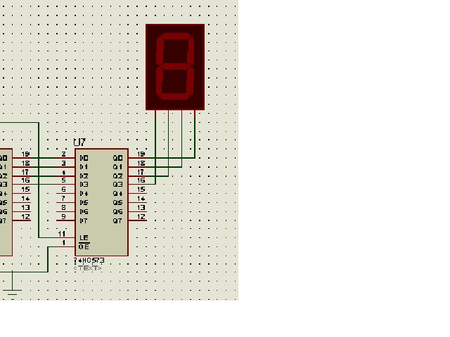 圖中7段數碼管顯示器型號在proteus中怎麼找出來