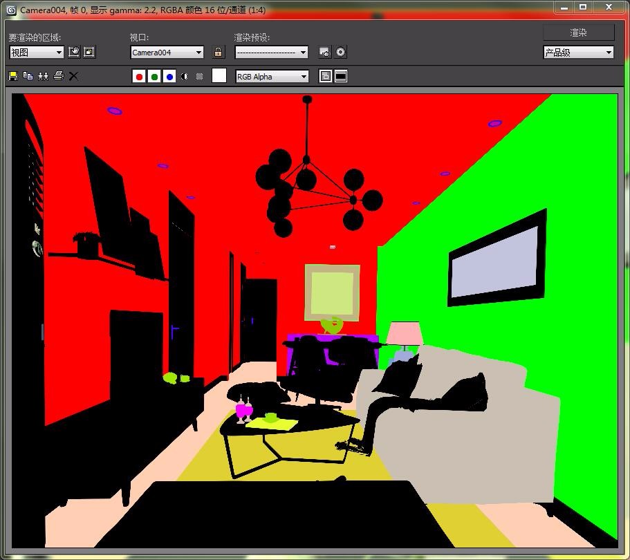 为何用3dmax通道渲染插件渲染时有一部分渲染不出来以前可以的