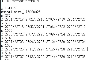 关于3DSMax导出的obj文件