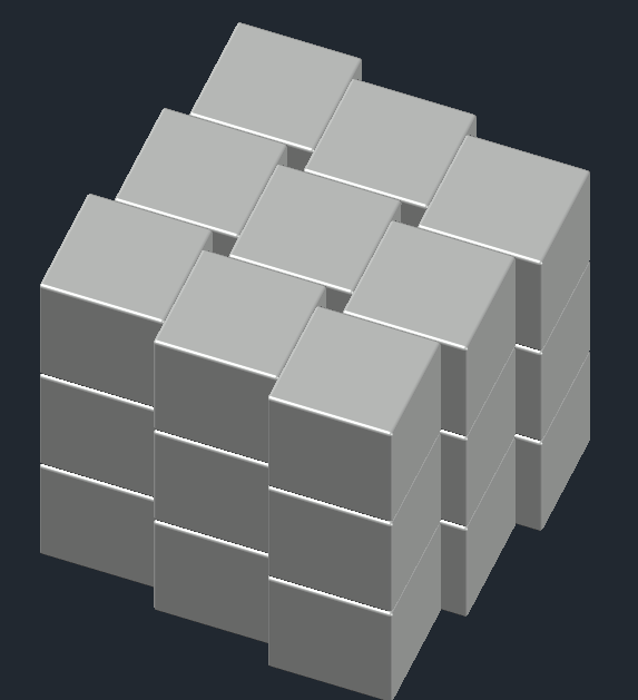 请教各位cad三维矩形阵列排列错乱是怎么回事