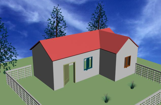 3DSMax 坡顶小屋如何制作？