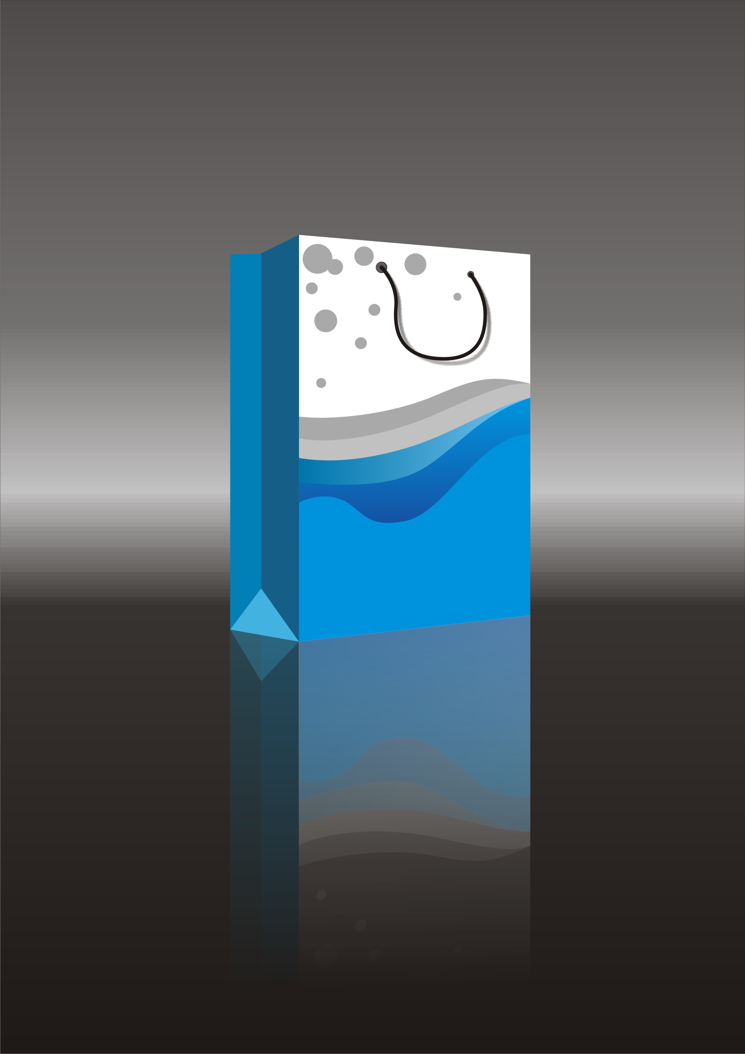 这张图片用coreldraw 12做倒影怎么做?