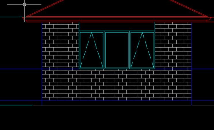 revit画图窗户的上部分墙体怎么改变材料