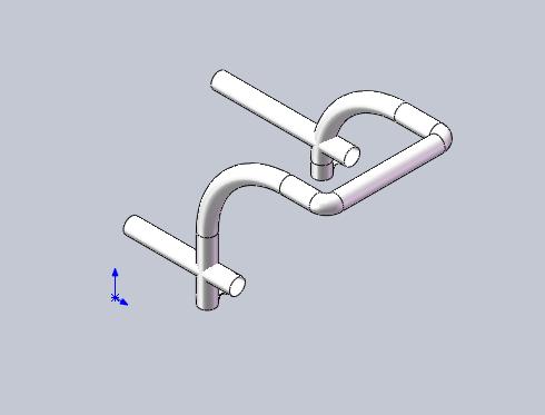 在solidworks中怎樣畫出三維水彎管