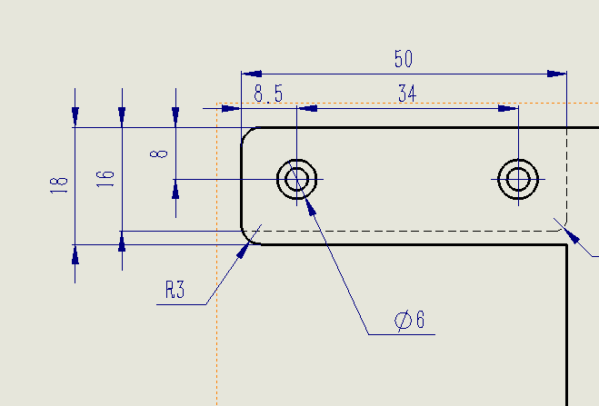solidworks工程图沉头孔标注