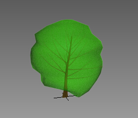 3Ds Max 画植物怎么成这样了。看不到树叶？
