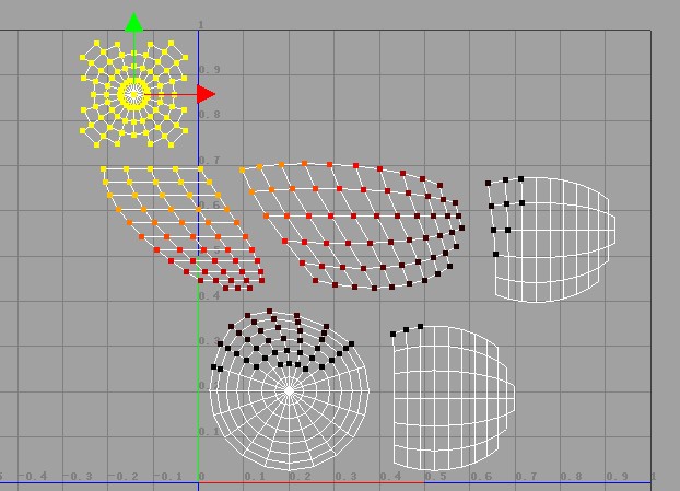 maya自动映射的uv展开图怎么是连起的移动整个图一起移动怎么分成一块