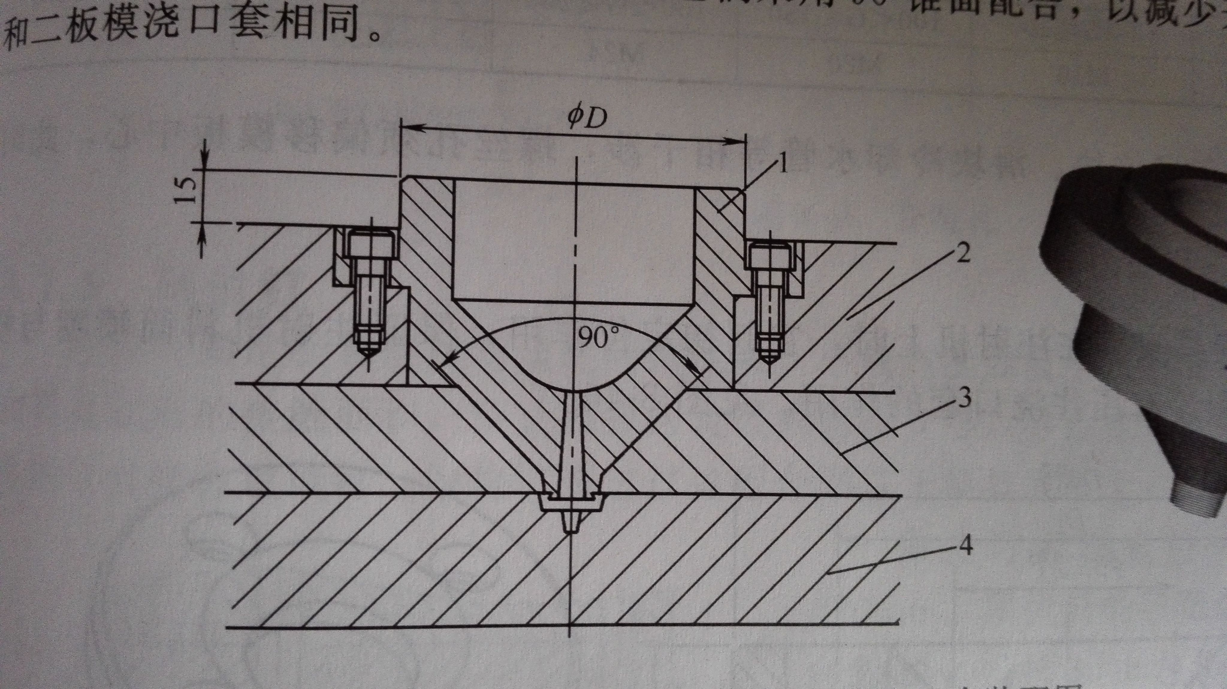 ug中点浇口浇口套在哪里为什么都是二板模的浇口套