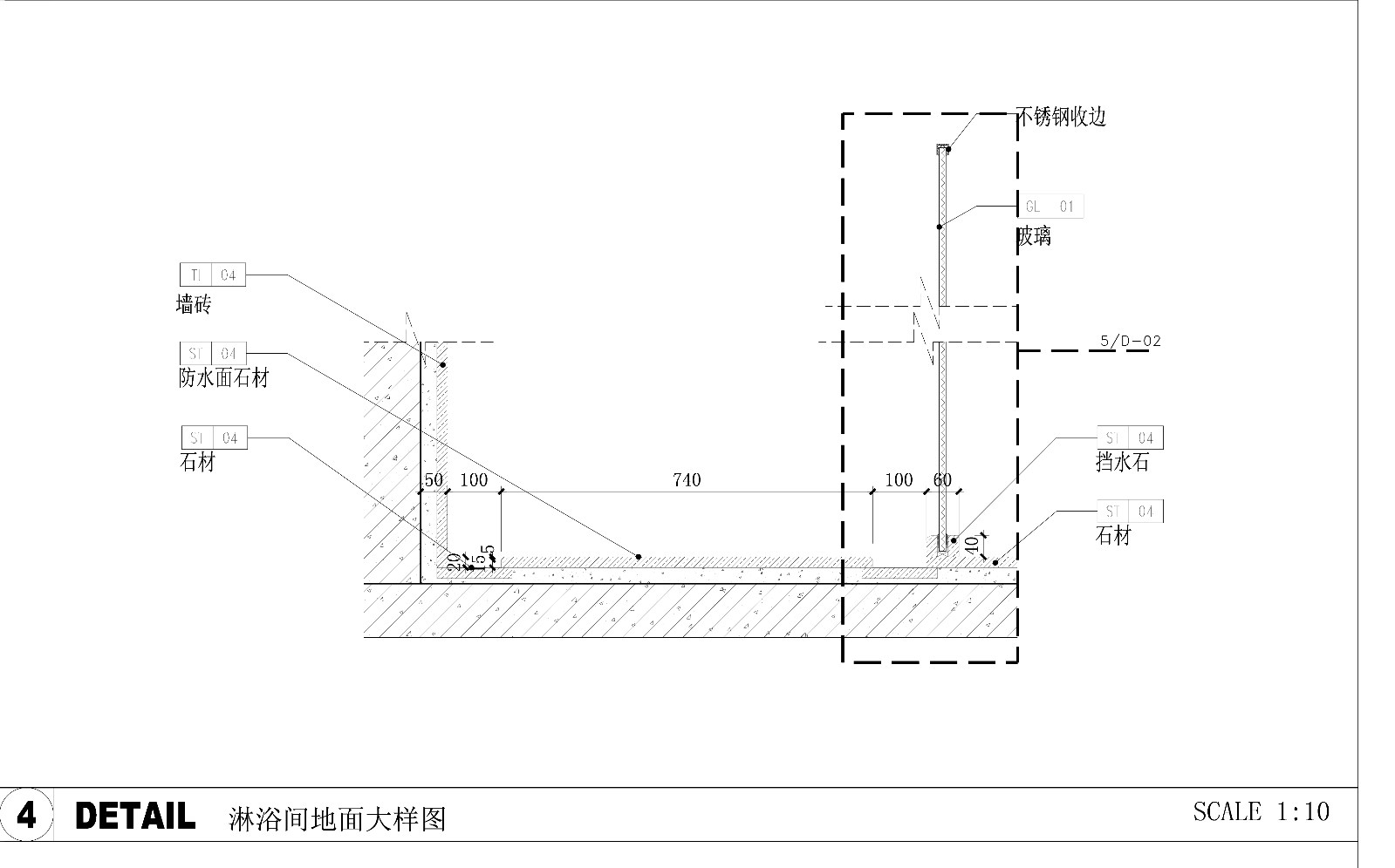 专业室内设计施工图节点大样怎么画？-3D溜溜网