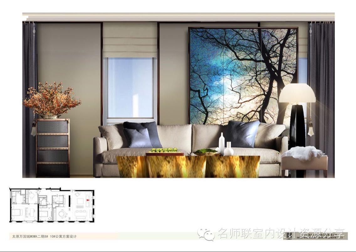 这种室内的彩色立面是用什么软件做的,不要说ps,cad能做出这种效果吗?