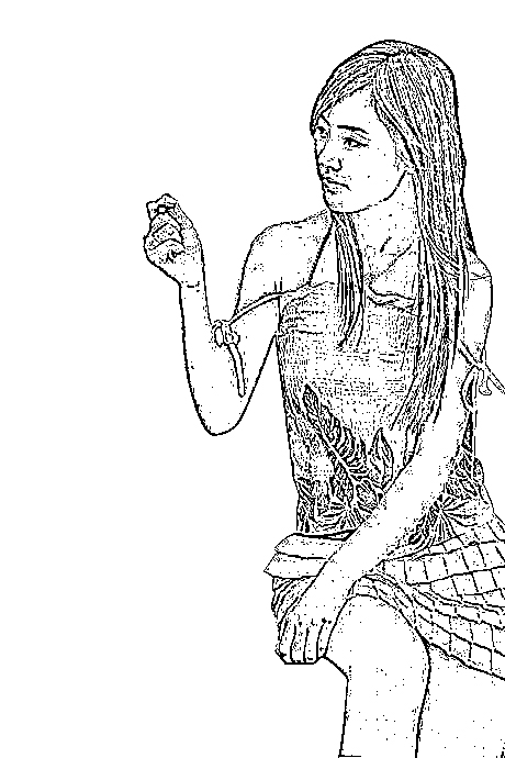 如何用ps快速把图片变成线稿