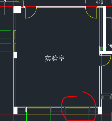 cad中建筑图的窗户一般是三条线,四条线什么意思?