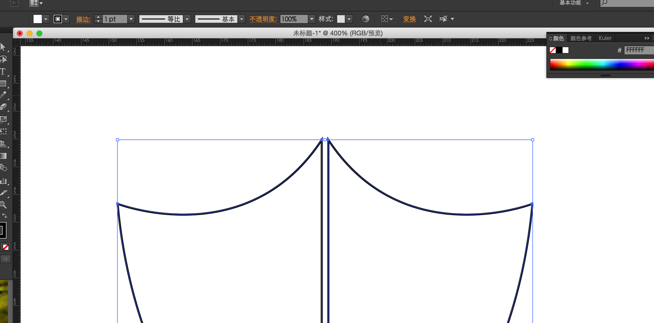 Illustrator 如何删除锚点？如果要删除中间的线，应该怎么做？谢谢？