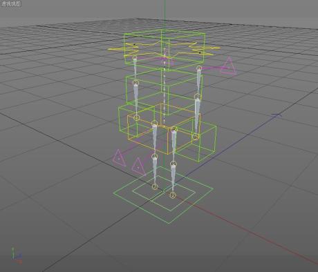 下载的 Cinema 4D mineCRaft人物rig为何显示不完全？