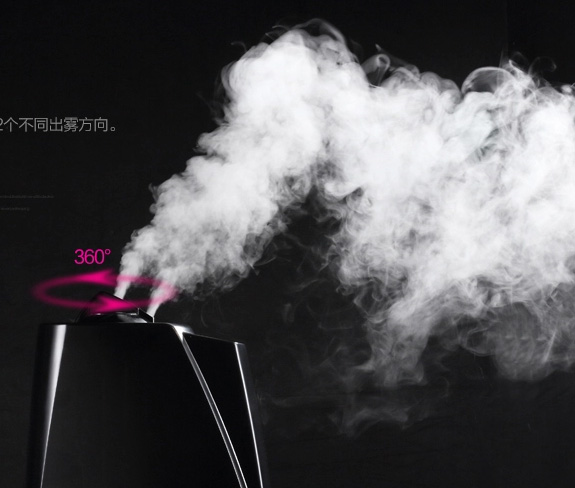 请问这种ps喷雾效果分别用什么方式做?