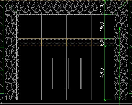 有谁有cad地弹簧无框玻璃门的剖面节点图急求