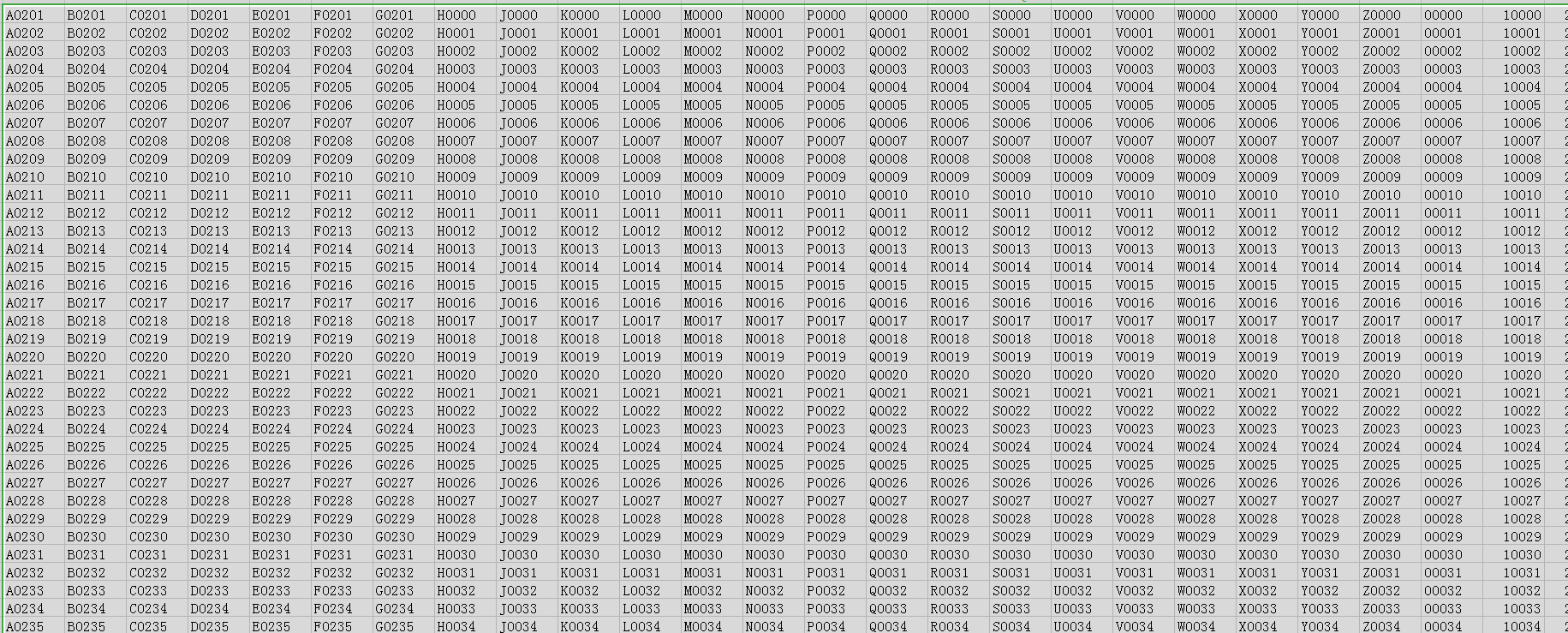 怎么把Excel里的所有数据打乱顺序，56万条？