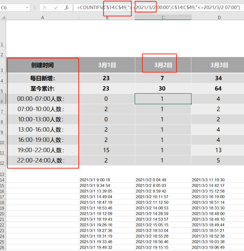Excel公式对不同范围的数据公式引用？