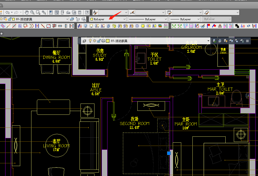 CAD 布局图层设置？