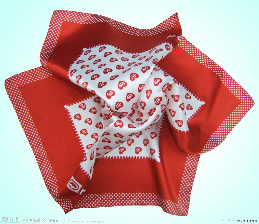 ps作业求助,急,把丝巾上图案变成图片里的