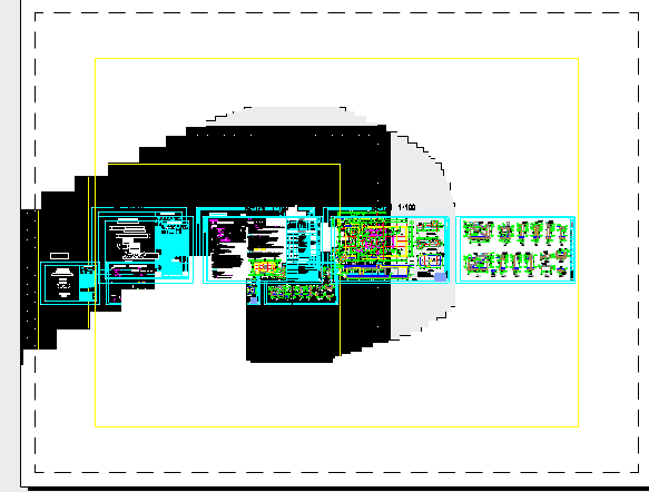 CAD2014光标移动到文字上,文字会变模糊,线段会变成虚线,但是放大缩小后恢复正常,布局视图中如下-3D溜溜网