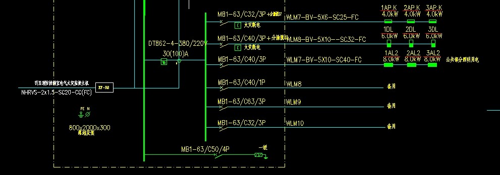 這張電氣系統圖怎麼看?都表示什麼?謝謝?