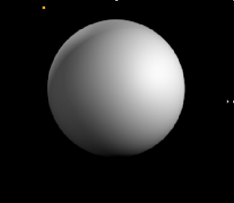 c4d 渲染了一个小球,为什么加上平面后跟原来不一样?