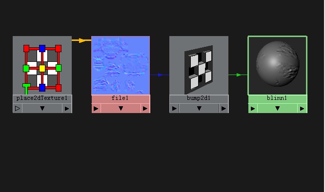 法线贴图贴到maya中渲染跟没贴效果一样,没变化.